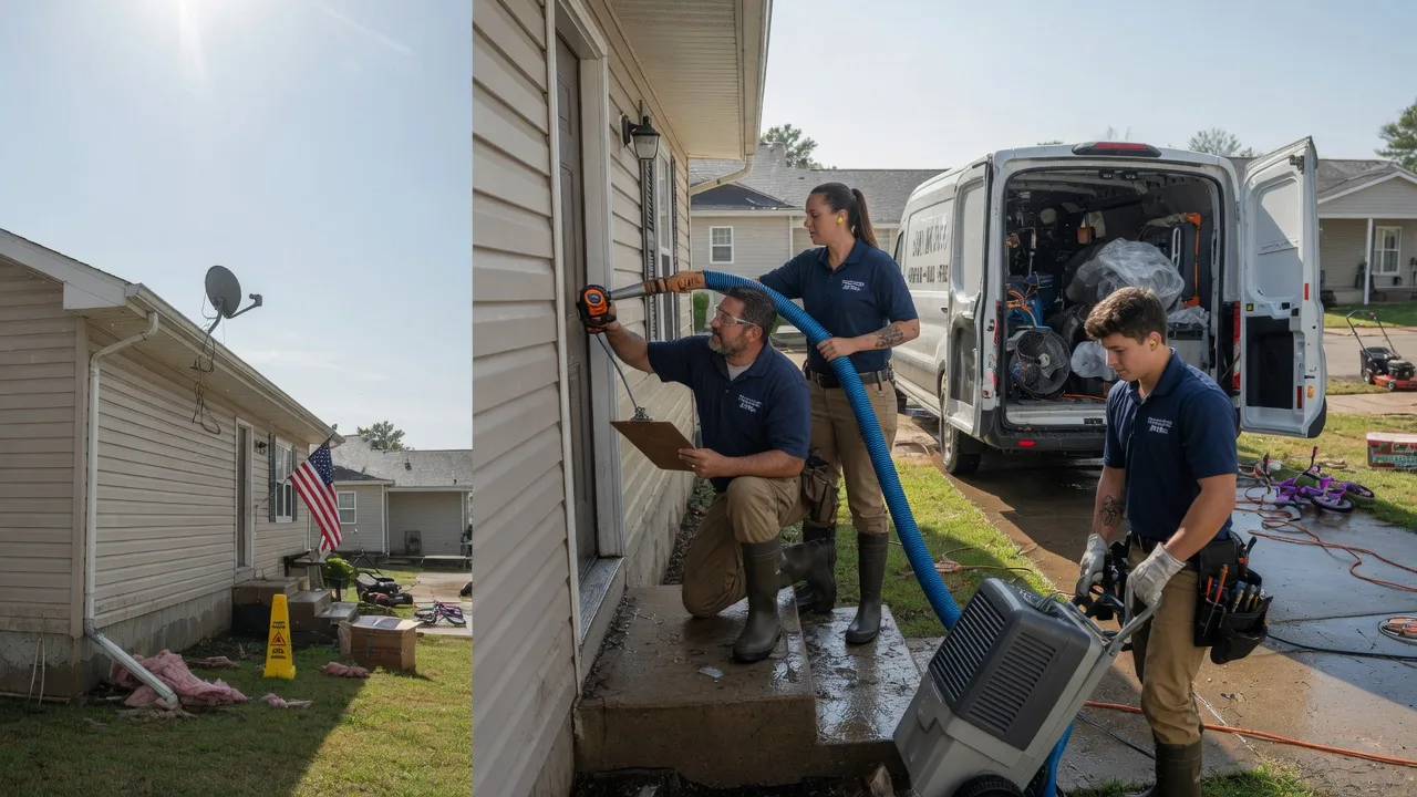 Ceiling Water Damage Restoration in Rollins, MT near me